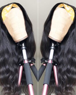 100% Human Hair Headband Wig