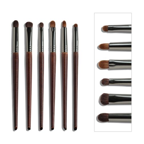Ultra Soft Goat Hair Eye Makeup Brushes 6 Pcs Set - Image 5