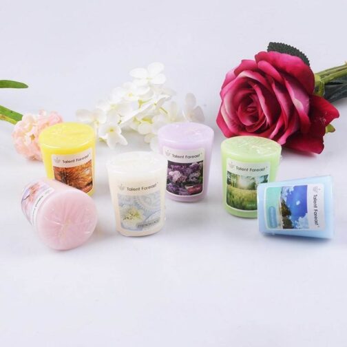 Colorul Cylinder Shaped Aromatherapy Paraffin Wax Candle - Image 7